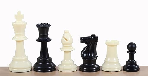 Ideal schwere Schachfiguren aus Kunststoff