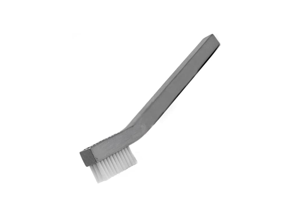 Techni-Pro 758CH333 - Scratch Brush, Nylon/Aluminum, White, 6-7/16'