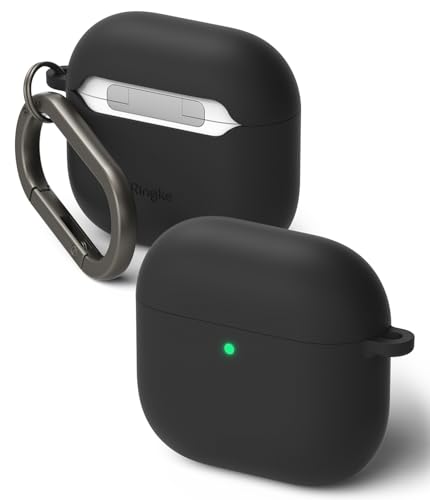 yRingkezAirPods 4 P[X SILICONE CASE tVRf ϏՌ Ռz h~ h~ yʃP[X _P[X یP[X Czی Cz GA[|bY4 (Jrit) - Black