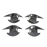 HOHPMGFGNN Cubremango Manija Puerta Fibra Carbono Cubierta Taza Tapa Superposición Embellecedora Para ASX Para RVR Para Mitsubishi Outlander Sport Para ES 2020 2021 2022(Handle Bowl Cover)