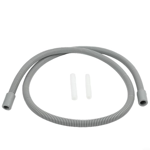 Rallonge de tuyau de vidange pour sèche-linge à condensateur, PE + PT avec adaptateur, tuyau d'évacuation efficace pour une installation facile (1 m)