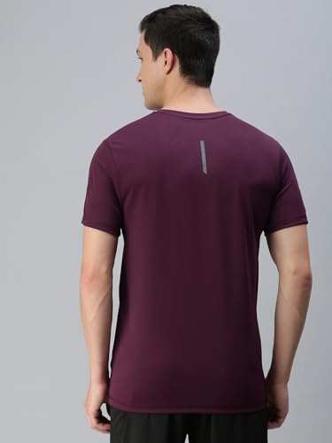 Image of Macroman M-Series Active Tee for Men in Ultra-Light Polyester Mesh, Sweat-Wicking & UV-Protected Full Sleeve T-Shirt for Performance & Style