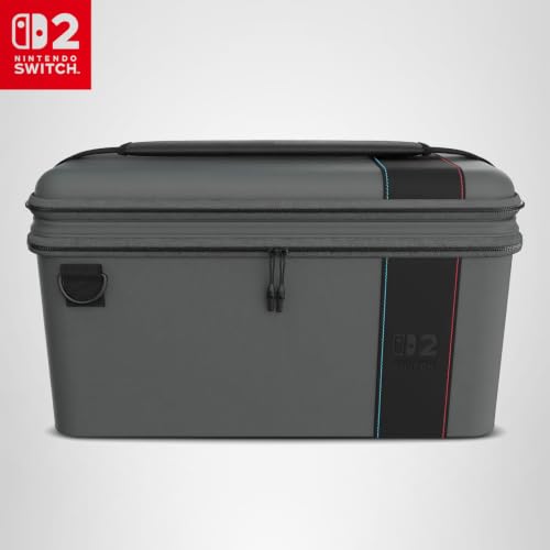 Turtle Beach PlayTrek Étui 2-en-1 Charcoal Black sous Licence Officielle de Nintendo pour protéger Votre Nintendo Switch 2