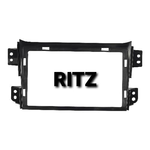 Image of Audio Wheels Car Android Frame ABS300 Plastic Material 9 inch with Wiring Suitable for Base Model for Maruti Ritz