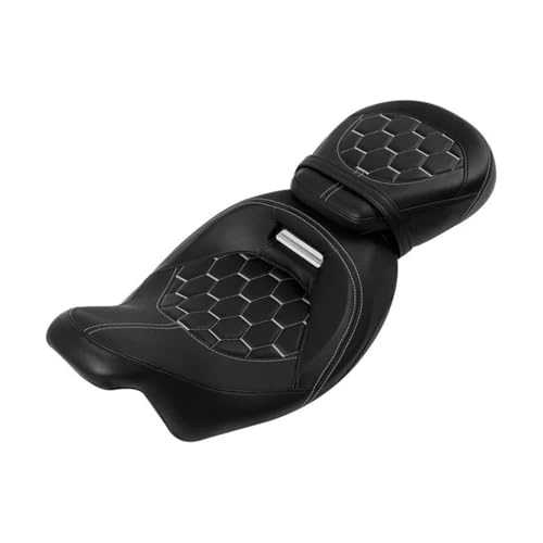 Asiento doble de motocicleta para Electra Glide y CVO de diseño anatómico premium