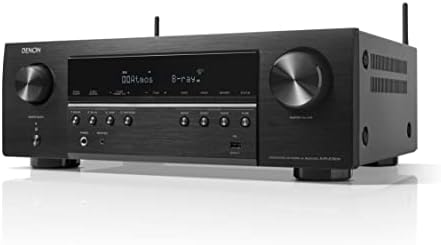 Denon AVR-S760H 7.2 Ch AVR - 75 W/Ch (2021 Model), Advanced 8K Upscaling, Dolby Atmos Height Virtualization, DTS Virtual:X & More, Wireless Streaming, Built-in HEOS, Amazon Alexa Voice Control