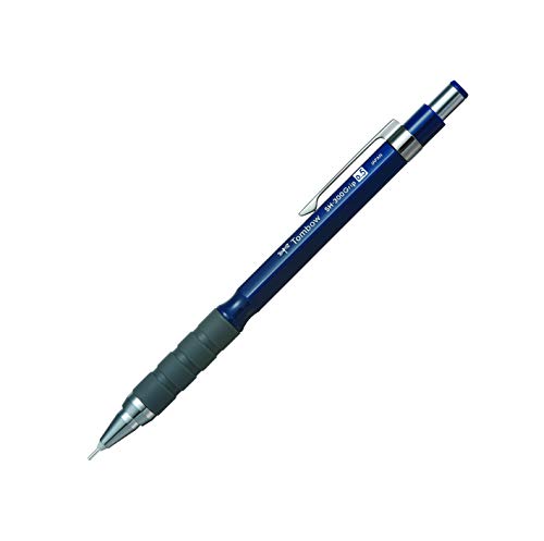 Image of Tombow Sh-300 Grip Mechanical Pencil|Tip size 0.5mm|Ideal for Students,Adults, Home, School, Office, Stationery Use|Writing, Sketching, Drawing,Mandala Art|Dark Blue