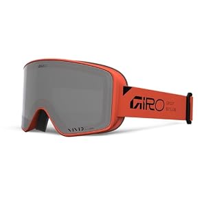 Giro Method Skibrille Ski Goggle Snowboardbrille Unisize | VIVID ZEISS Scheiben, EXV Weitsicht, EVAK Anti-Fog, OTG geeignet, Helm-kompatibel | Farbe: stacked orange - Gläser: onyx/infrared