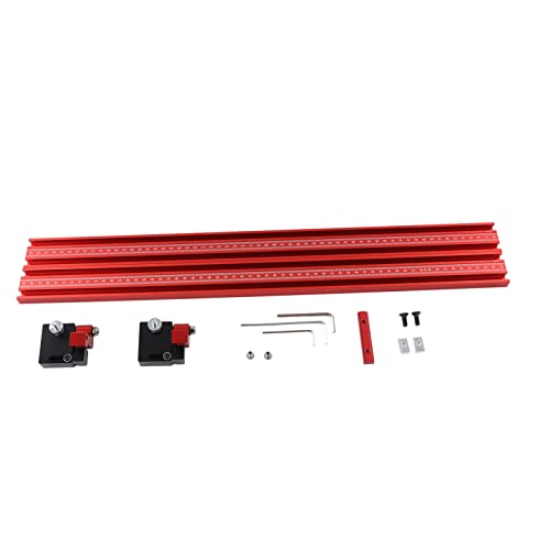 Mavaol 600mm 1200mm Aluminum Alloy Guide Rails, Accurate Cuts, Smooth Adjustment, for Woodworking, CNC Tables, Mitre Tables, DIY Enthusiasts
