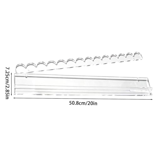 Support de mahjong de 50,8 cm avec poussoirs d'alignement fluide - 6