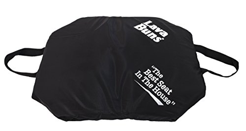 Lava Buns Portable Seat Cushion with Microwavable/Freezable Gel Packs