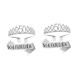 FRCOLOR 4 Pièces 50 Bretelles Couronne bandeau de cristal décor de mariage aamzon ceinture sequins attache cheveux élastiques à cheveux fournitures de fête d'anniversaire ceinture de fête