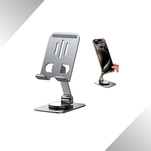 Suporte de Mesa para Celular e Tablet em Alumínio – Base Estável ...