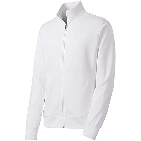 DRIEQUIP Mens Fleece Full-Zip Jacket-2XL-White Cover