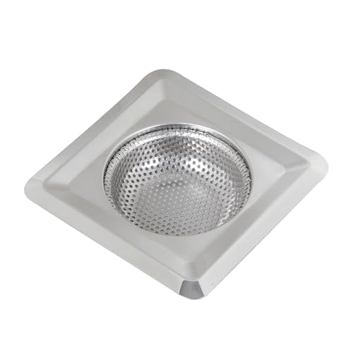 Image of Stainless Steel Kitchen Sink Strainer (Square Kitchen Sink Strainer) 1 Pc