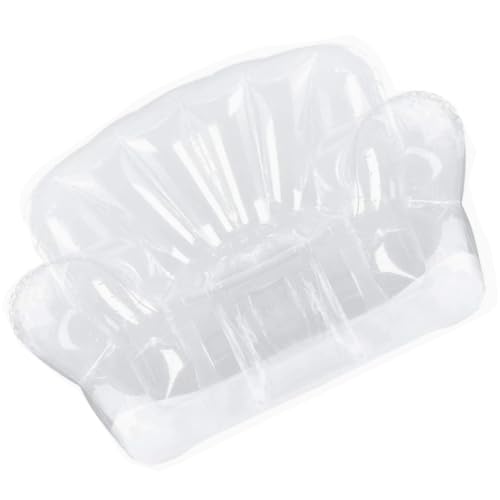 Sofá inflable grueso de alta resistencia con diseño de PVC transparente 6