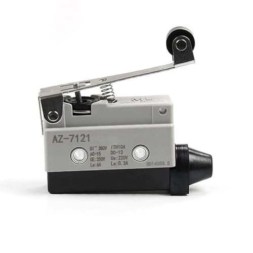 Interruptor de límite AZ-7121 de 10A con reinicio automático horizontal 1NC 1NO