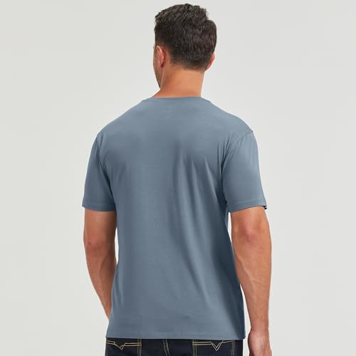 Image of netdraw Men's Ultra Soft Bamboo Viscose Cotton T-Shirt S-3XL | Moisture Wicking, Lightweight, Cool-Touch, Everyday Casual, Lounge, Sleep & Undershirt