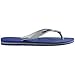 Havaianas Kid's Brazil Logo Flip Flop Sandal, Marine Blue, 11/12 M US Little Kid