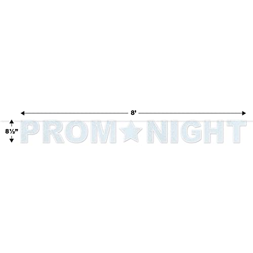 Image of Glittered Prom Night Streamer Party Accessory (1 count) (1 /Pkg)