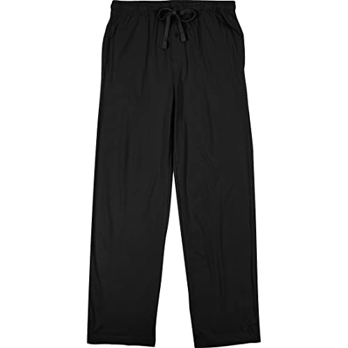 Bioworld Men's 2pk Black and Graphite Heather Sleep Pajama Pants-L2