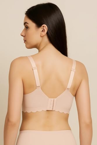 Image of ELEG & STILANCE Maternity Feeding Bra Padded Nursing Bra with Adjustable Straps Easy Baby Breastfeeding New Moms
