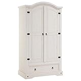 garderobenschrank nussbaum antik Aufbaumaße Kleiderschrank: 100 x 190 x 51 cm (Breite x Höhe x Tiefe)