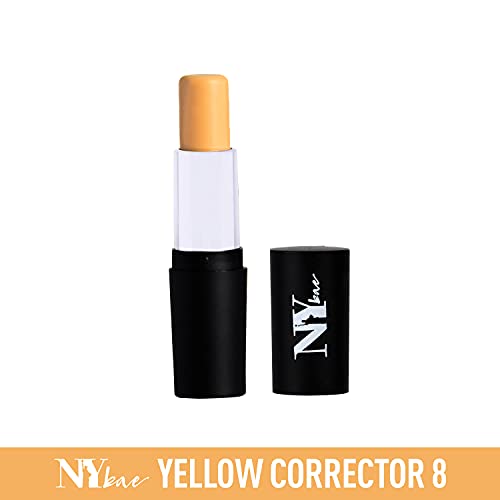 Image of NY Bae All In One Stick - Foundation Concealer Contour Color Corrector Stick | Flawless Texture, Natural Finish | For Brighter Look - Trippin' out on Arthur Avenue - Yellow Corrector 8