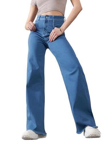Image of Dolce Crudo Women's High Waist Straight Fit Jeans