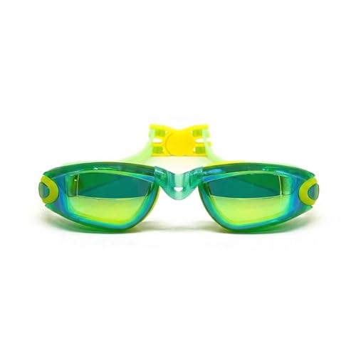 Image of BURNLAB Swimming Goggles for Kids, Clear Vision Pool Goggles for Boys & Girls, Easy Adjustable Strap (green)