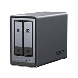 UGREEN NASync DXP2800, 2-Bay Desktop-NAS, Intel N100 Quad Core Prozessor, 8 GB DDR5 RAM, 2,5 GbE Ethernet, 2 × M...