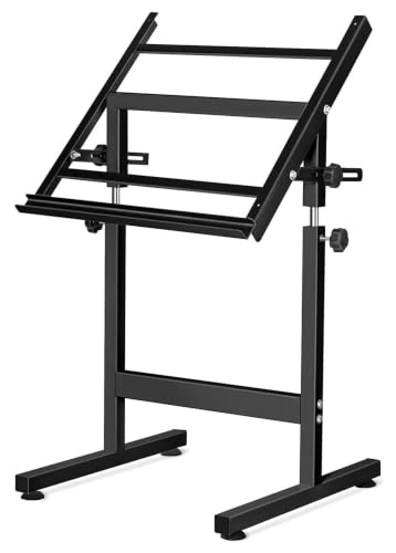 Image of AS Drawing & Drafting Table - Scholar (Without Board) Drafting Table Stand with Adjustable Height and Angles, Ideal for Architects, Engineers, Designers & Artists Students and Professionals.
