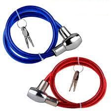 Auraaq Anti-Theft Multipurpose Steel Cable Heavy Duty Helmet Lock Safety Lock for Bike, Bicycle & Cycle with 2 Keys (Pack of 2) (B0DHRZMLPF) Amazon Price History, Amazon Price Tracker