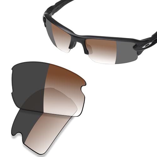 Image of SAUCER Premium Replacement Lenses & Rubber Kits for Oakley Flak 2.0 OO9295 | UV400 Protection, Anti-Scratch, Precise Fit
