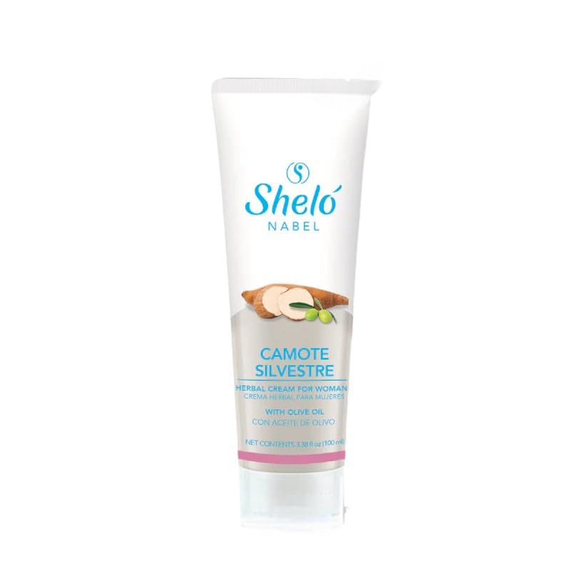 Camote Silvestre Moisturizing Cream Olive Oil and Vitamin E Shelo Nabel 3.38 fl oz