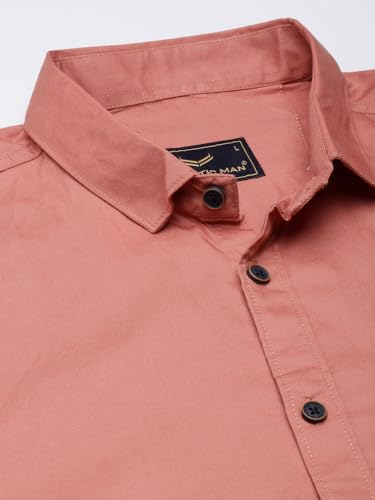 Image of Majestic Man Men Classic Slim Fit Pure Cotton Casual Shirt