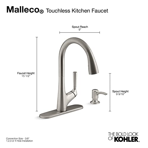 Kohler R77748-SD-VS Malleco Touchless Pull Down Kitchen Sink Faucet thumb #3