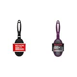 REVLON Detangle & Smooth Black and Berry Cushion Hair Brushes (2 Pack)