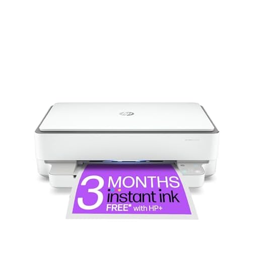 HP Envy 6020e All in One Colour Printer with 3 months of Instant Ink included with HP+, White