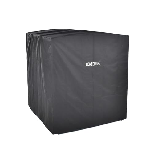 Home Deluxe - Abdeckung Sonnenliege Cape Lyon - Maße 208 x 188 x 215 cm, Farbe: Schwarz I Gartenliege Doppelliege Gartenliege