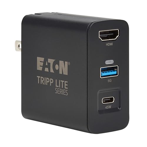 Image of Tripp Lite Small Travel-Sized Dock for Nintendo Switch, Switch 2, or Laptop - Dock Set Hub and Charger, 4K@60Hz HDMI Port, USB 3.2 Gen 1 Port, USB-C 45W PD Charging Port, 1-Year Warranty (U442-DOCK30)