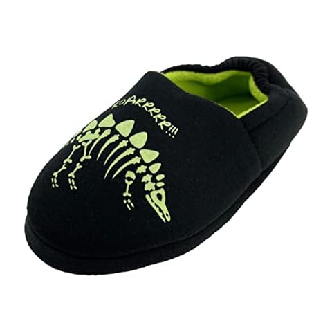 Thingimijigs Boys Dinosaur Glow-in-the-Dark Slippers Cover