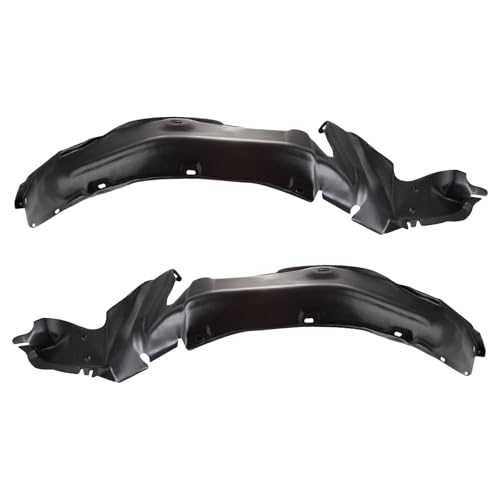 Image of TRQ Inner Fender Liner Set Compatible with 1988-1991 Honda Civic HO1248108 HO1249108