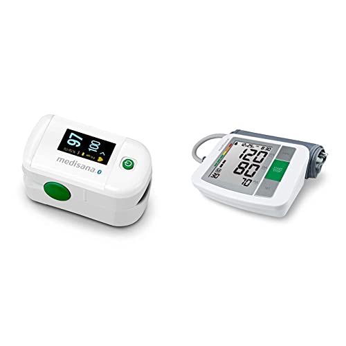 Oxímetro de pulso Medisana PM 100 y tensiómetro de brazo para controlar la tensión en casa