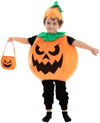 MJGkhiy Costume De Citrouille Pour Bébé, Halloween Costume à Manches