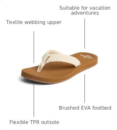 REEF Womens Sandals, Baja Maria, Brown/Vintage, 9 - image 3