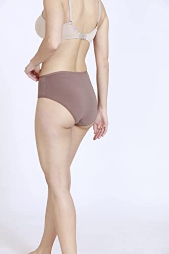 Image of NYKD NYP033 Breathable Cotton Hipster Panty Set for Women | Mid Rise, Medium Coverage with N Fresh Anti Bacterial & Anti Odour Finish | Super Soft Elastic for All Day Comfort