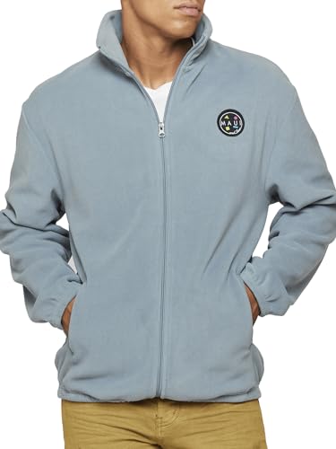 Maui & Sons Jet Lag Micro Fleece Full Zip Jacket – Warm Winter