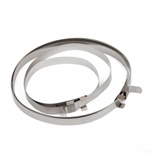 Yuanpgky Edelstahl-Achsgelenk-Klemmen-Set mit 10 Crimpklemmen, kompatibel mit Auto und LKW, kompatibel mit CV-Gelenken, Getriebe-Antriebsteilen