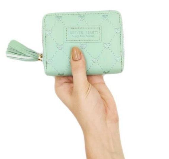 Small Stylish Ladies Wallet Cash Holder L Green-picture-16